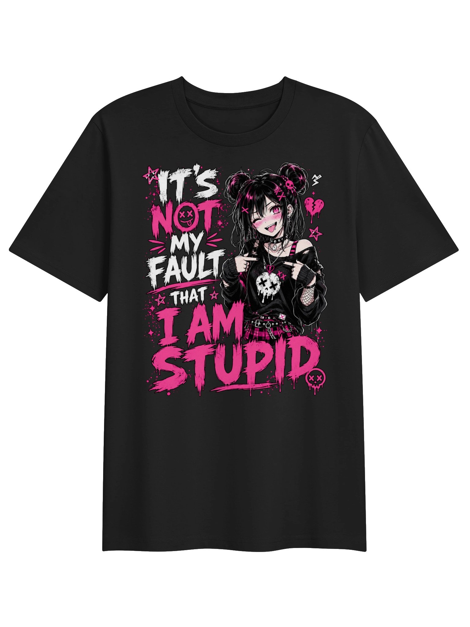 I Am Stupid Creator 2.0 tee concept mockup